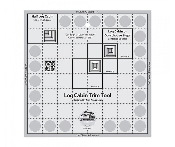 Creative Grids Log Cabin Trim Tool For 8