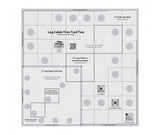 Creative Grids Log Cabin Trim Tool Two 6" and 12" Blocks Quilt Ruler