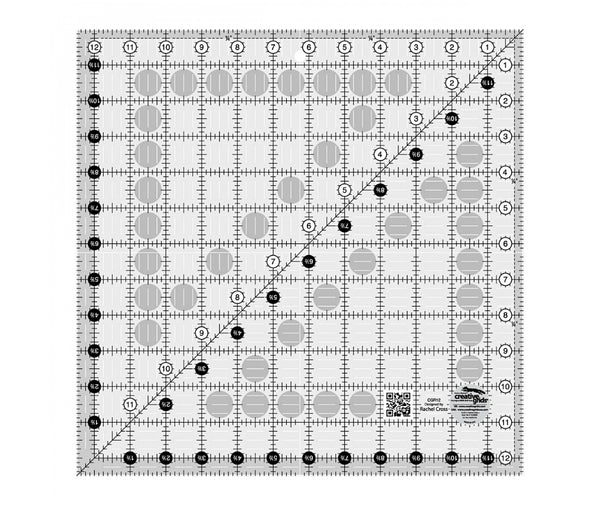 Creative Grids Quilt Ruler 12 1/2
