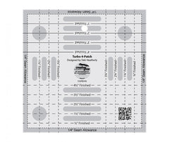 Creative Grids Turbo 4-Patch Template Quilt Ruler