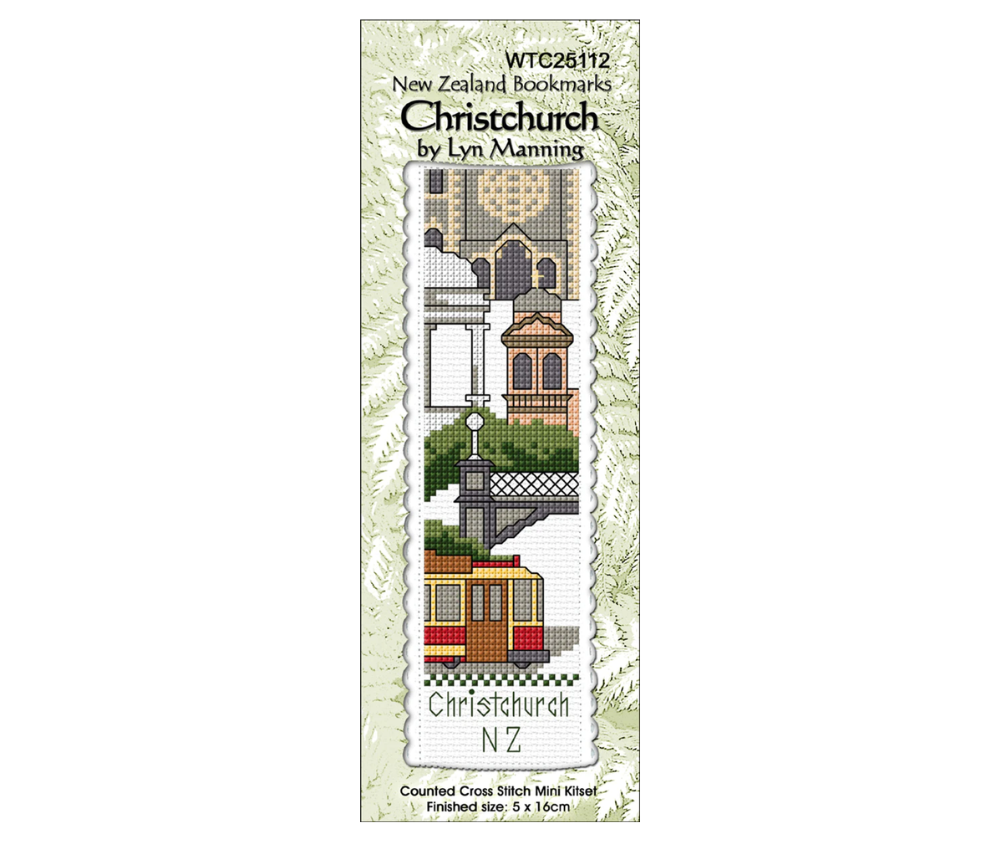 Cross Stitch Book Mark Kit - Christchurch
