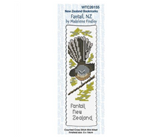 Cross Stitch Book Mark Kit - Fantail NZ