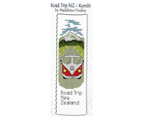 Cross Stitch Book Mark Kit - Road Trip NZ - Kombi
