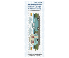 Cross Stitch Book Mark Kit - Vintage Caravan