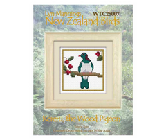 Cross Stitch Kit - NZ Kereru Wood Pidgeon