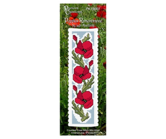 Cross Stritch book Mark Kit - Poppies Remembrance
