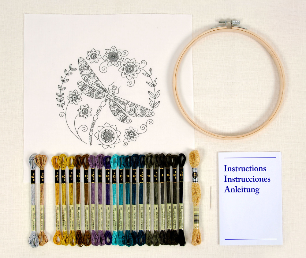 DMC Embroidery Kit - Dragonfly