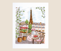DMC Embroidery Kit - Eiffel Tower