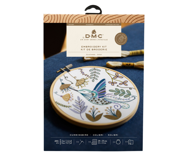 DMC Embroidery Kit - Hummingbird