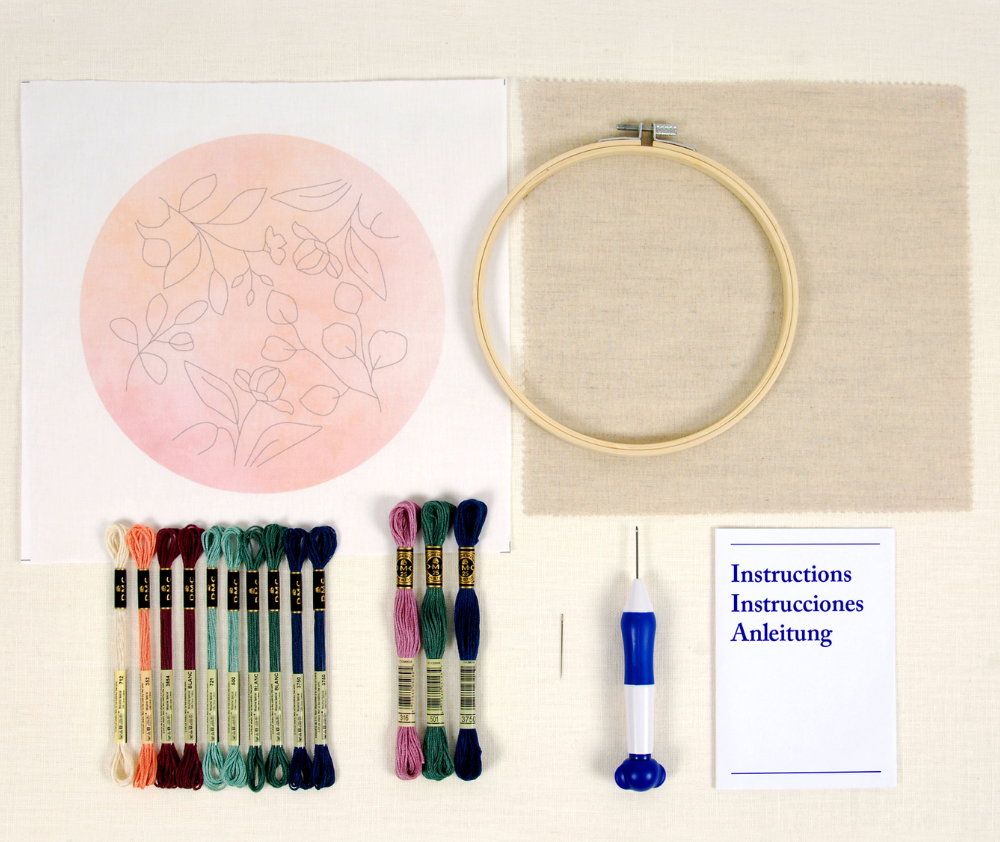 DMC Embroidery Kit - Tropical Flowers