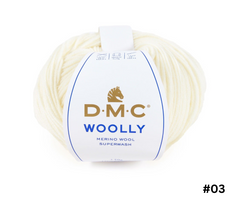 DMC Woolly Merino 8ply 50g 125m Various Colours