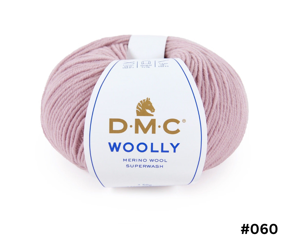 DMC Woolly Merino 8ply 50g 125m Various Colours