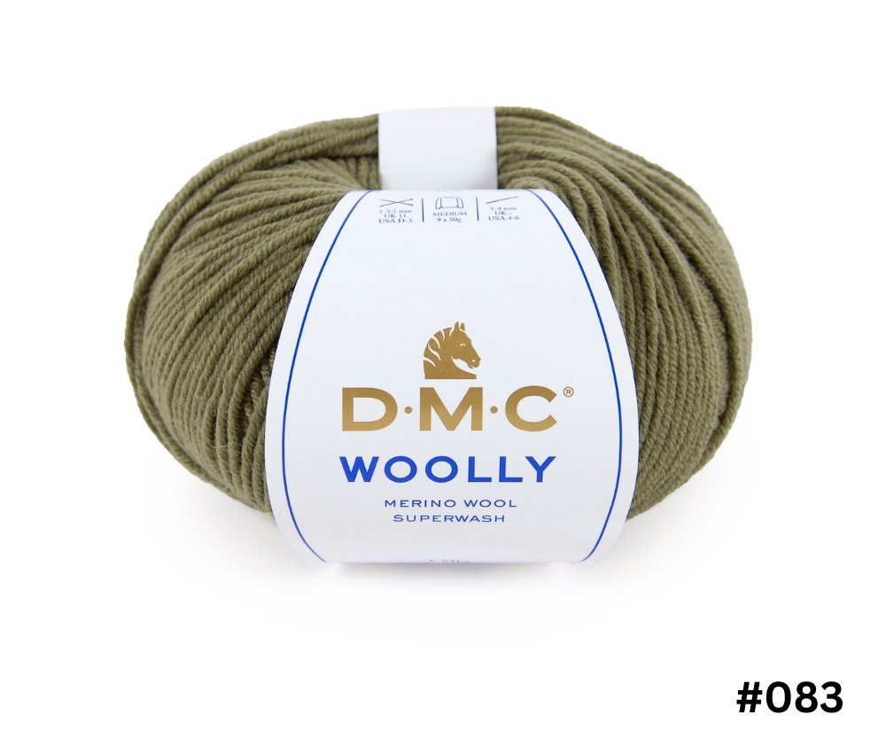 DMC Woolly Merino 8ply 50g 125m Various Colours
