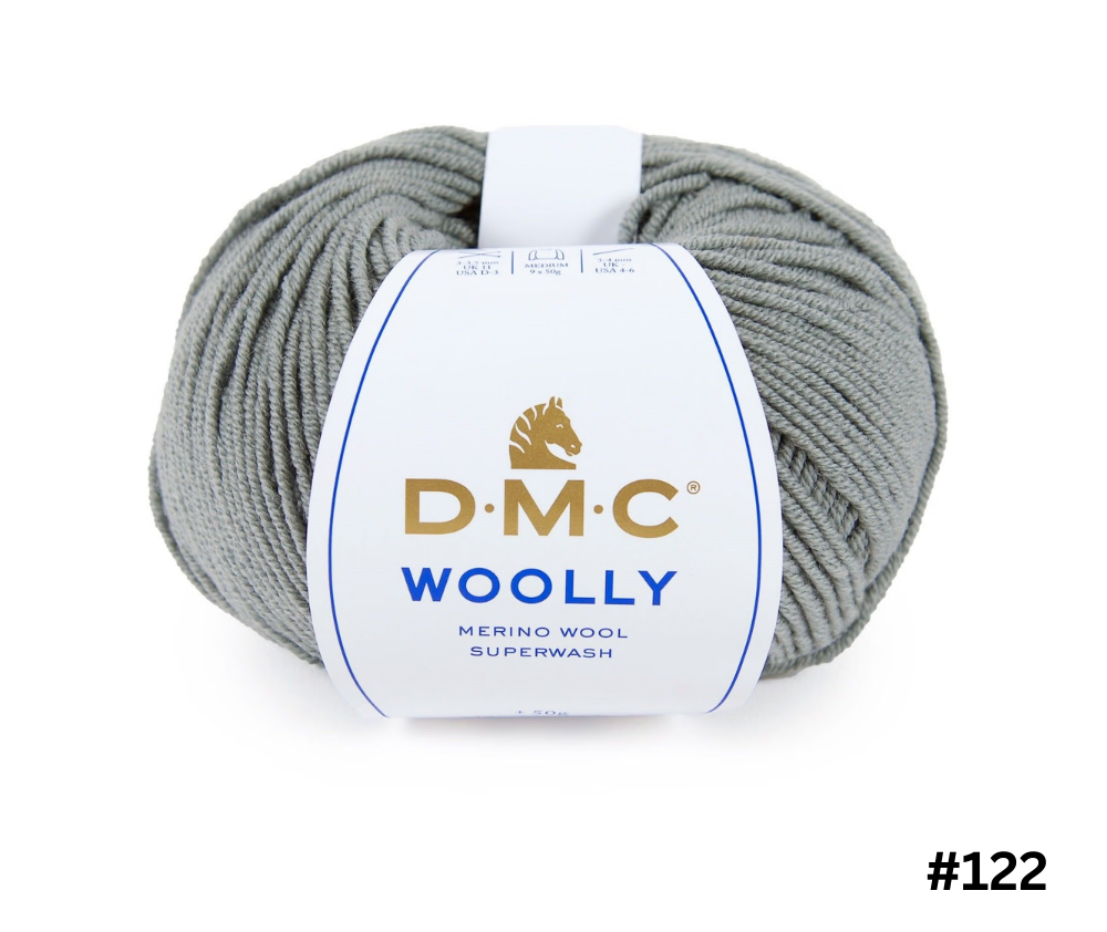 DMC Woolly Merino 8ply 50g 125m Various Colours