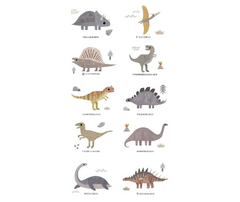 D is for Dinosaur 100% Cotton Fabric - 24