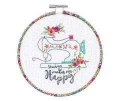 Dimensions Embroidery Kit - Sew Happy