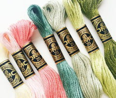 DMC Stranded Cotton - Hand Embroidery Thread - Colours Ecru, White And Bright White