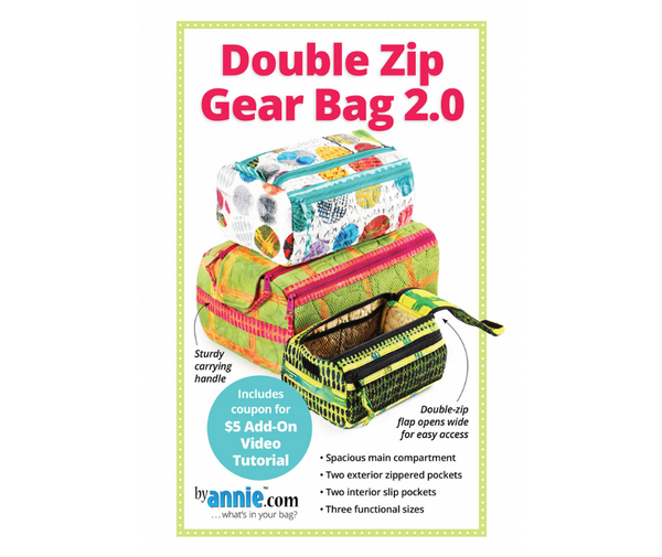 Double Zip Gear Bags 2.0 - ByAnnie Pattern