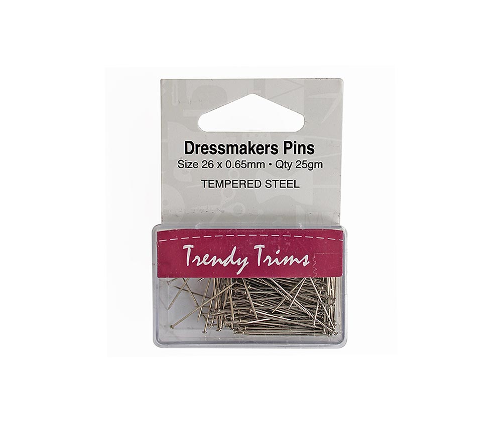 Dressmakers Pins 26mm - Trendy Trims