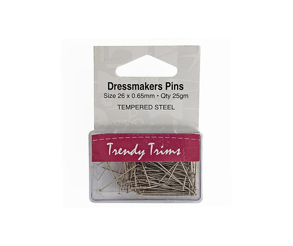 Dressmakers Pins 26mm - Trendy Trims