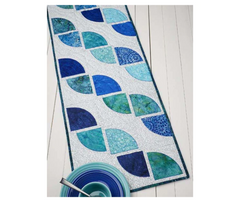 Drunkard's Path Table Runner Quilt Pattern