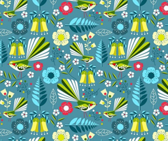 Kiwiana - Early Birds 100% Cotton Fabric - 10cm Increments