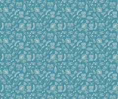 Early Birds 100% Cotton Fabric - 10cm Increments