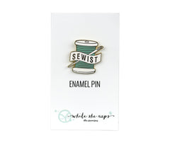 Enamel Pin - Sewist Aqua