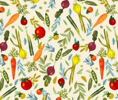 Farm Fresh 100% Cotton Fabric - 1/2 Metre
