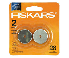 Fiskars 28mm Straight Rotary Blades 2 Pack