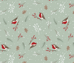 Foraging in the Forest 100% Cotton Fabric - 10cm Increments