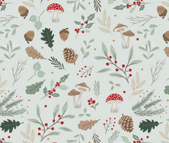 Foraging in the Forest 100% Cotton Fabric - 10cm Increments