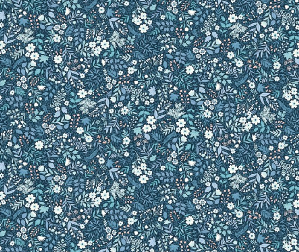 Foxwood Wild Flower 100% Cotton - 10cm Increments