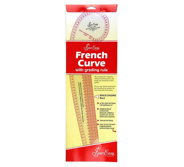 Sew Easy French Curve Ruler With Grading Rule