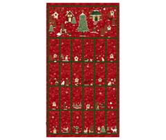 Stof Christmas 100% Cotton Fabric - 60cm Panel