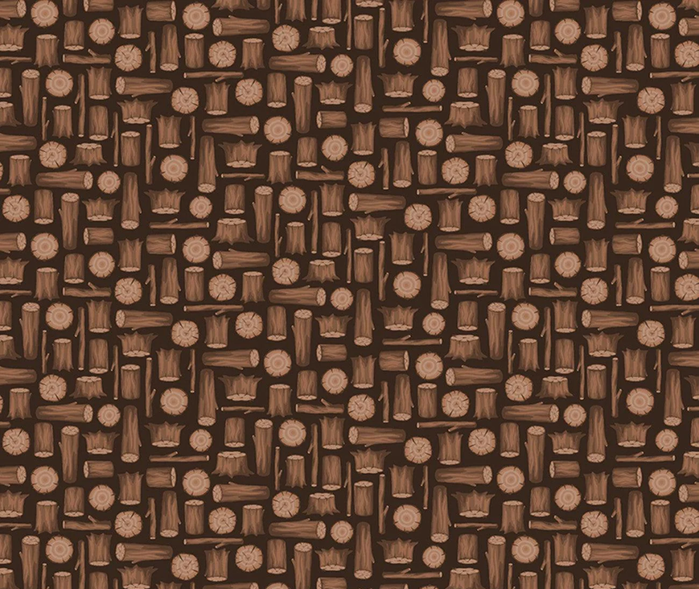 Got Wood? 100% Cotton Fabric - 10cm Increments