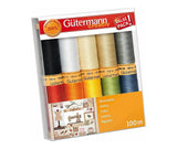 Gutermann Cotton Sewing Thread Set Col.1