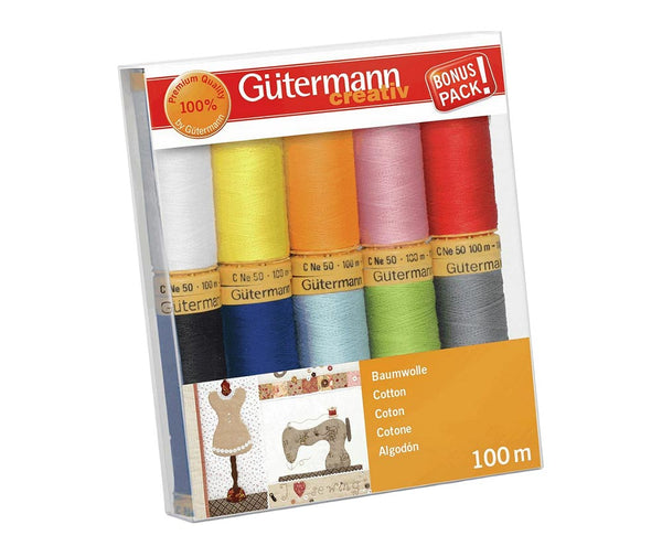 Gutermann Cotton Sewing Thread Set Col.2