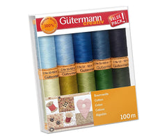 Gutermann Cotton Sewing Thread Set Col.5