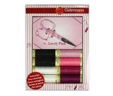 Gutermann Thread Pack With Scissors - Pink Pack