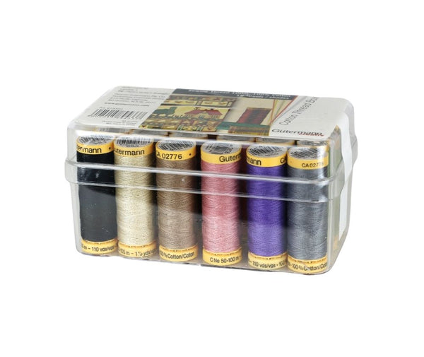 Gutermann 100m Cotton Thread Box - x18 100m Reels