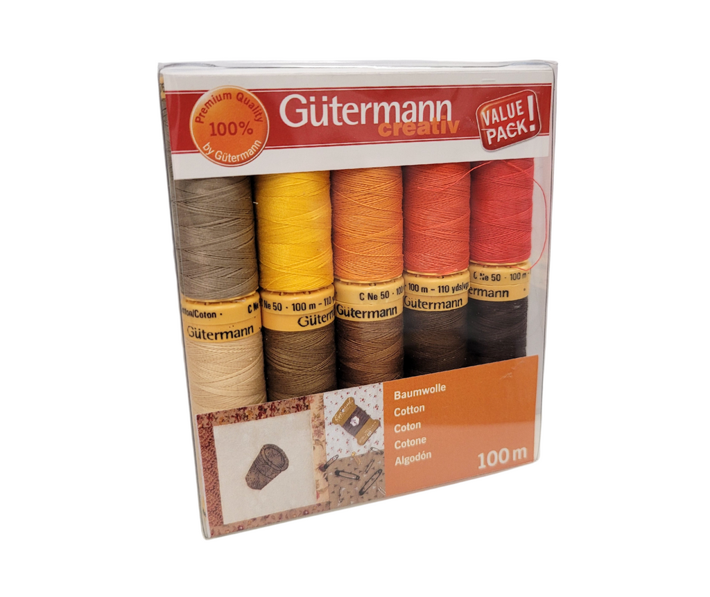 Gutermann Cotton Sewing Thread Set Col.4 Sew It