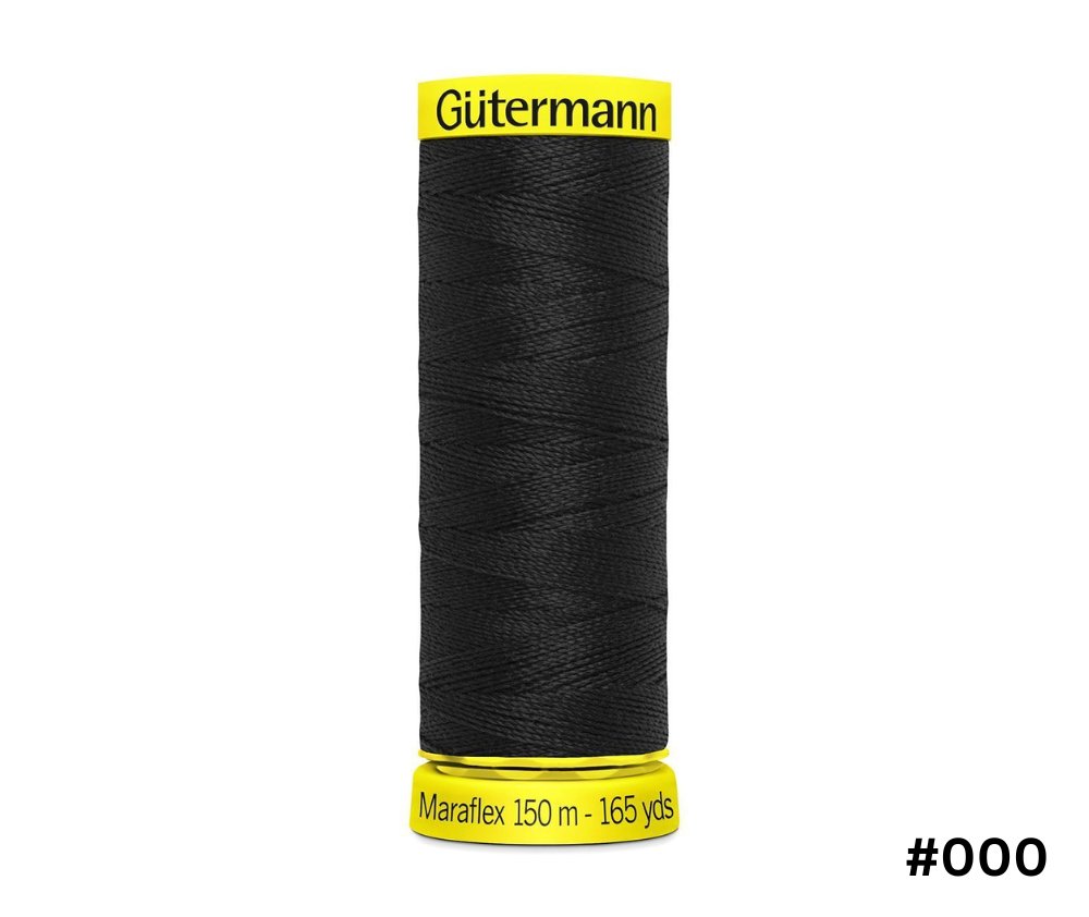 Gutermann MaraFlex Elastic Thread 150m - Various Colours