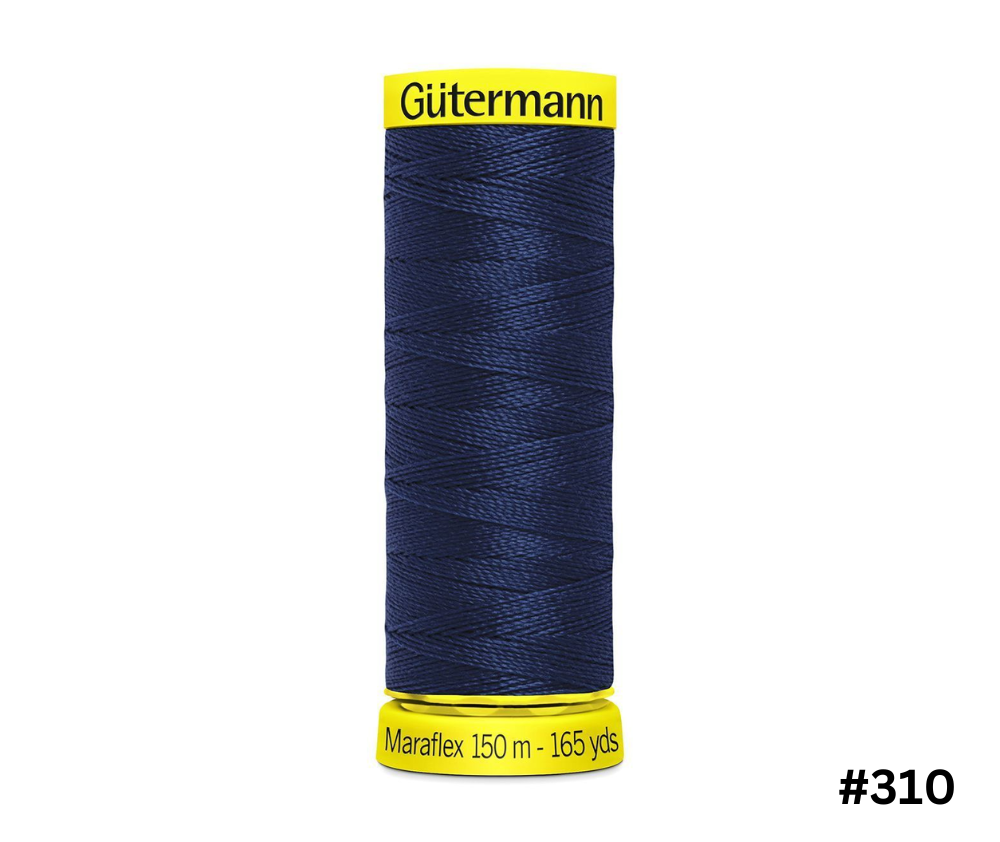Gutermann MaraFlex Elastic Thread 150m - Various Colours