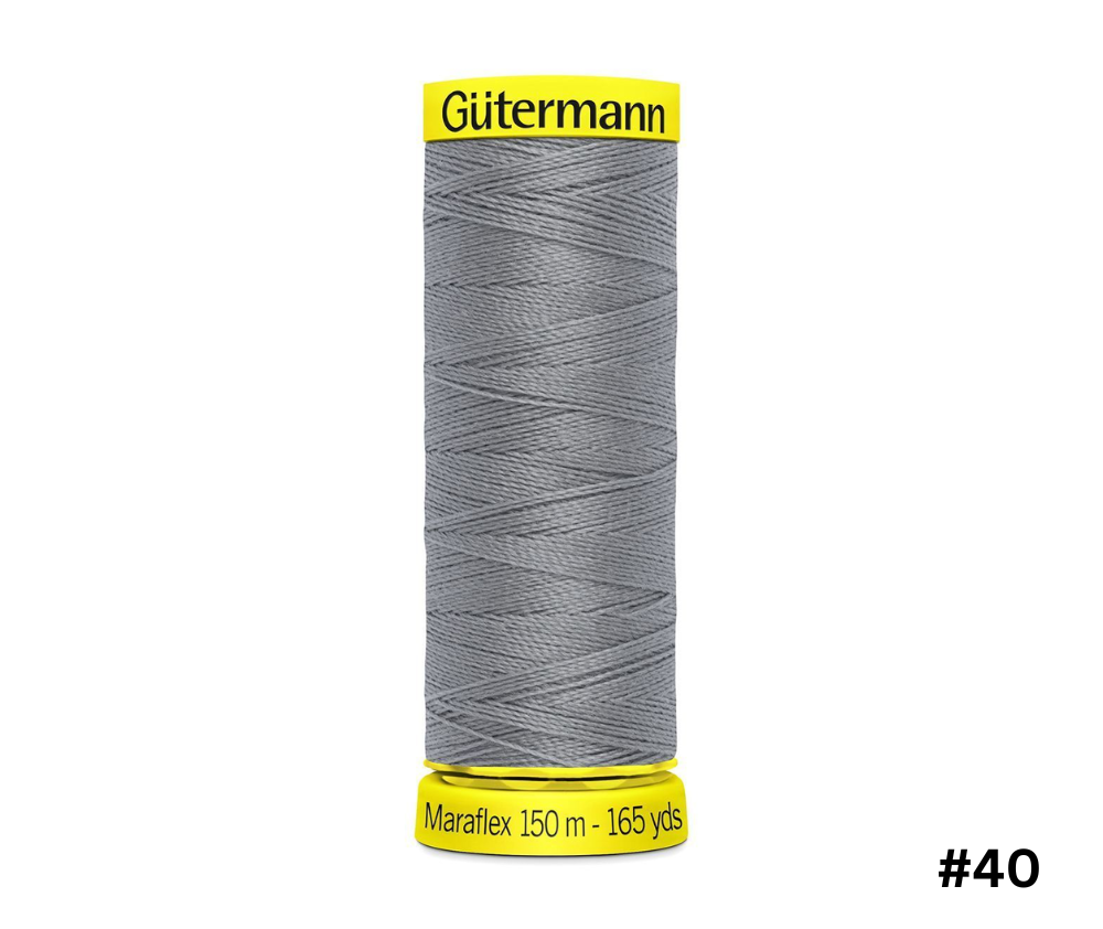Gutermann MaraFlex Elastic Thread 150m - Various Colours