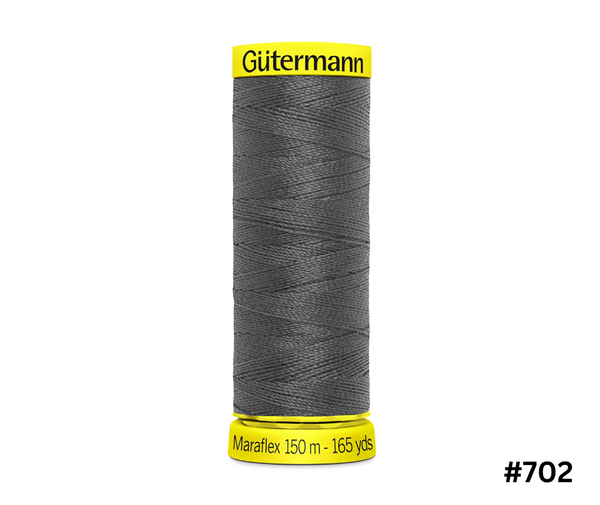 Gutermann MaraFlex Elastic Thread 150m - Various Colours