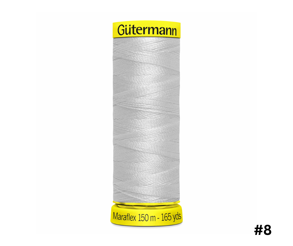 Gutermann MaraFlex Elastic Thread 150m - Various Colours