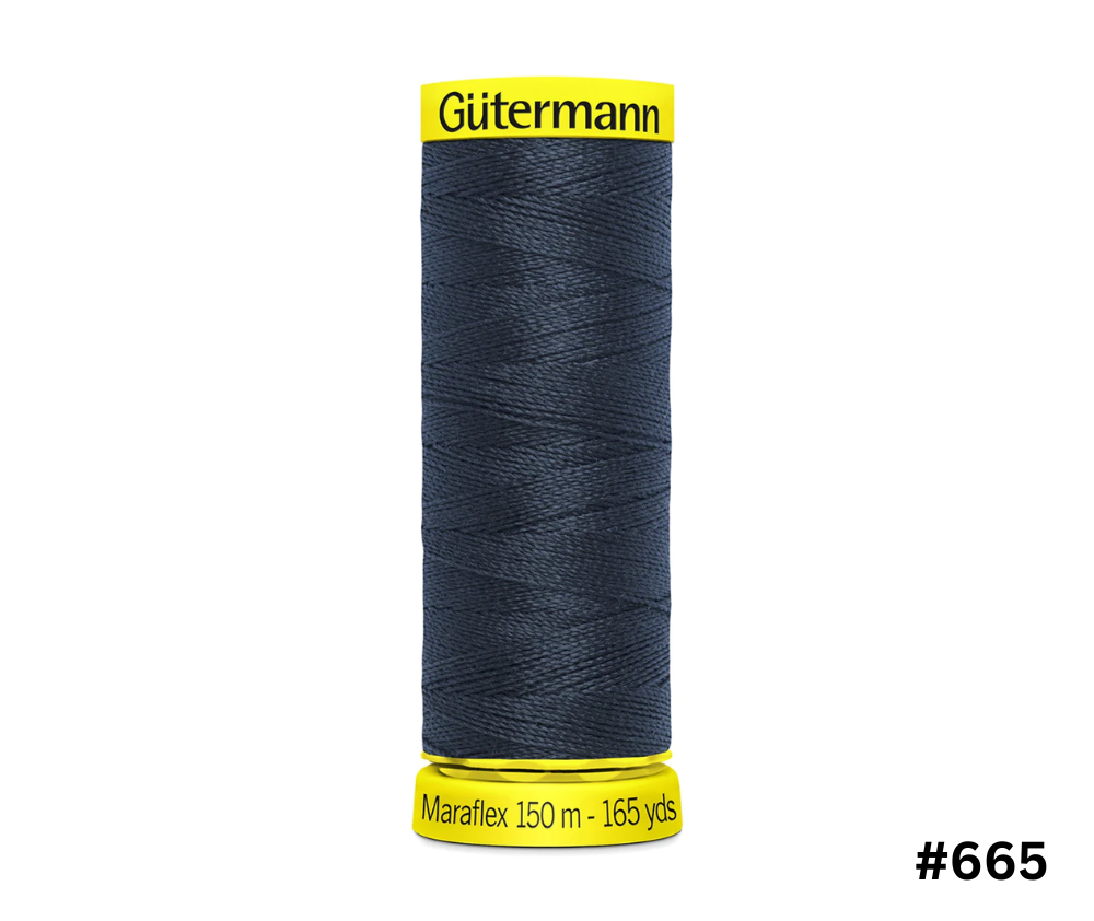 Gutermann MaraFlex Elastic Thread 150m - Various Colours