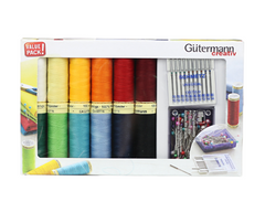 Gutermann Sewing Thread Set with Pins & Sewing Machine Needles