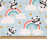Hello Panda 100% Cotton Fabric - 10cm Increments